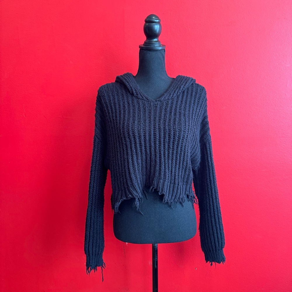 🖤 Wildfox Marley Cropped Hoodie 🕸️ NWOT - Picture 5 of 8